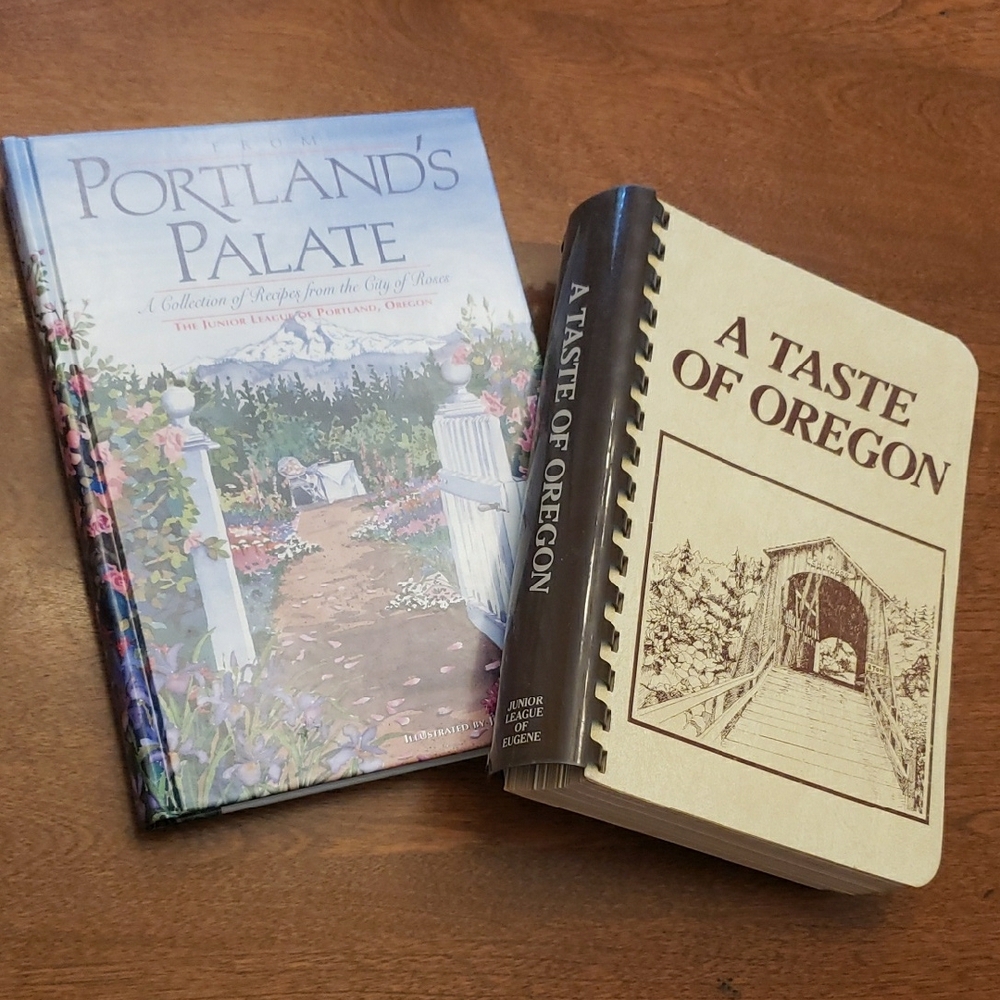 2 Cookbooks - Portland's Palate & A Taste of Oregon